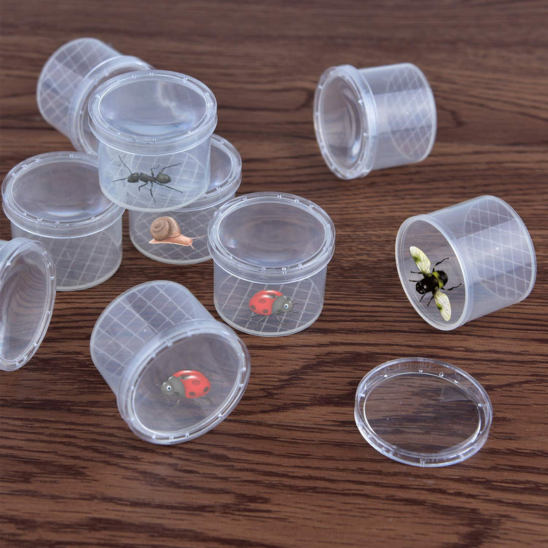 Coopay 16 Pieces Bug Viewer Critter Insect Cage Magnifying Insect Box Bug Magnifier Container Bug Catcher Cage, Science Nature Exploration Tools - NewNest Australia