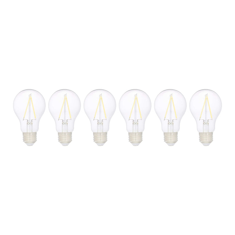 Amazon Basics 40W Equivalent, Clear, Daylight, Non-Dimmable, 10,000 Hour Lifetime, A19 LED Light Bulb | 6-Pack 40 Watt 6 Pack - NewNest Australia
