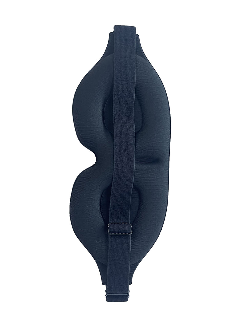 OR8 Wellness Sleep Mask for Men and Women 3D Eye Mask Block Out Light with Adjustable Strap Blind Fold Super Soft and Comfortable Eye Cover for Travel, Sleeping, Yoga Black - NewNest Australia