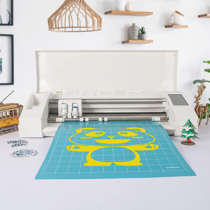 Welebar 5 Pack Cutting Mats for Silhouette Cameo 4/3/2/1, 12x12 Inch StandardGrip/LightGrip/StrongGrip/FabricGrip, Cutting Mats for Sewing, Quilting, Craft… Blue, green,military green, purple, pink, 5 Mats - NewNest Australia