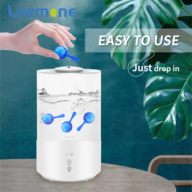 Leemone Humidifier Cleaner 12 Pack ，Demineralization Cleaning Ball，Works in All humidifiers and Fish Tanks，Purifies Water, Prevents Hard Water Build-Up，Eliminates White Dust and Odor… - NewNest Australia