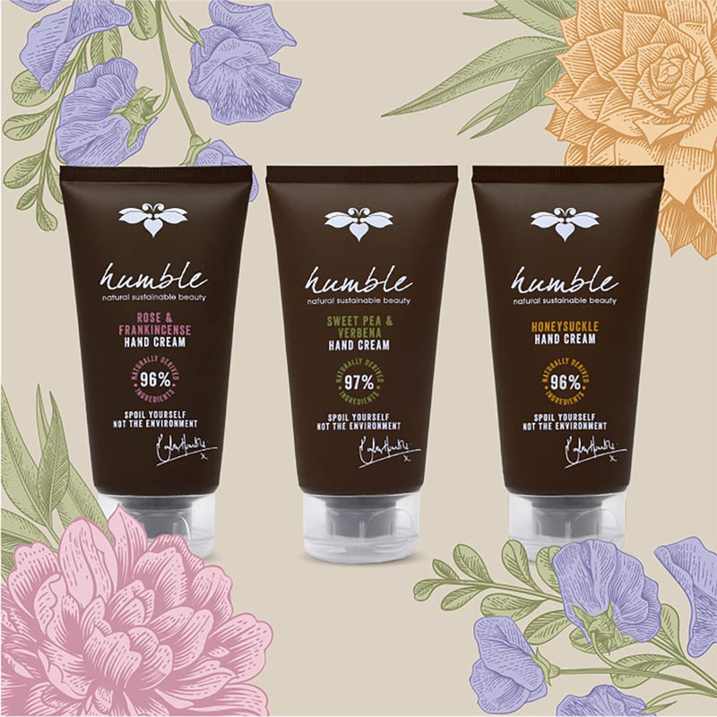 Humble Rose & Frankincense Hand Cream (75ml) - Kate Humble products are carefully created so that you can spoil yourself without spoiling the environment. Cruelty Free. - NewNest Australia