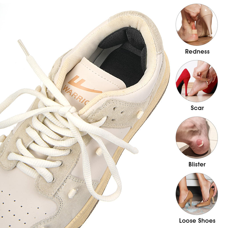 Sponge Heel Pads Pack of 4 Self-Adhesive Mesh Heel Pads Heel Spur Insoles for Boots Loose Shoes Too Large Reusable Heel Protector Shoe Insoles Improves the Fit of the Shoe - NewNest Australia