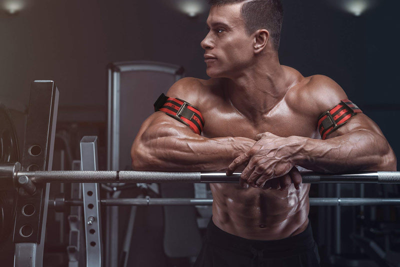 BFR BANDS Occlusion Bands (PRO X) – 2 Pack, 2 Inch Wide, Blood Flow Restriction Band Set for Arms w/Pull to Tighten, Quick-Release Buckle & Training eBook - NewNest Australia