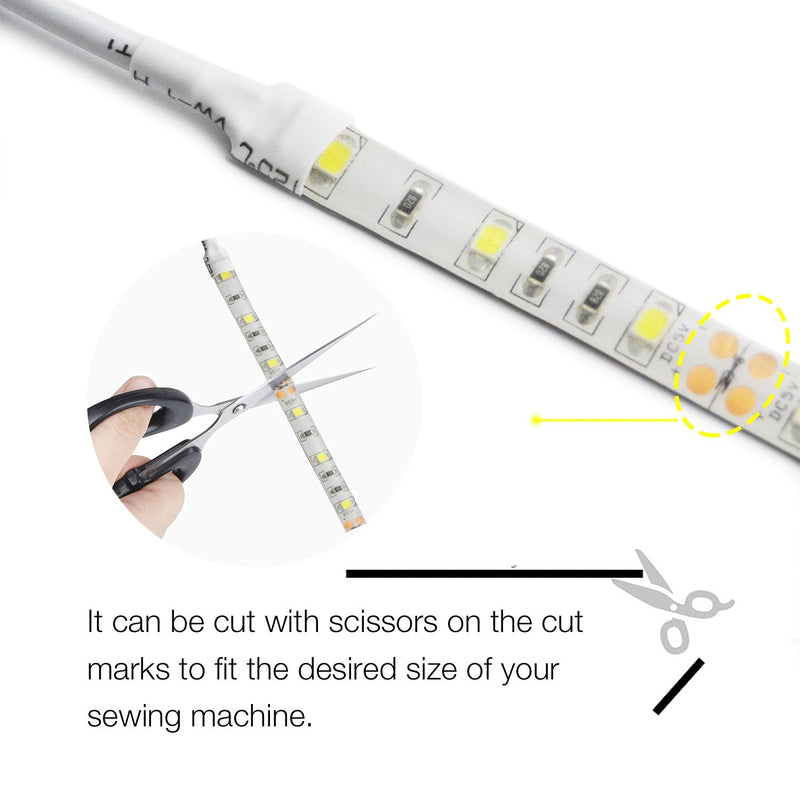 Sewing Machine Lights LED Strip 36LEDS,WENICE Machine Working LED Lights Attachable LED Sewing Light Strip Kit - 2pc - NewNest Australia
