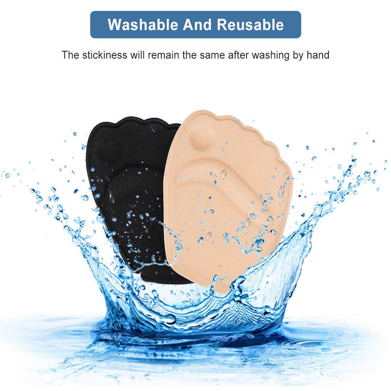 Metatarsal Pads, Ball of Foot Cushions for Women, High Heel Cushion Pads Soft Gel Insole Forefoot Pads Fits Flats High Heels Sandals for Calluses, Metatarsal, Bunion Forefoot Cushioning 2 Pairs - NewNest Australia