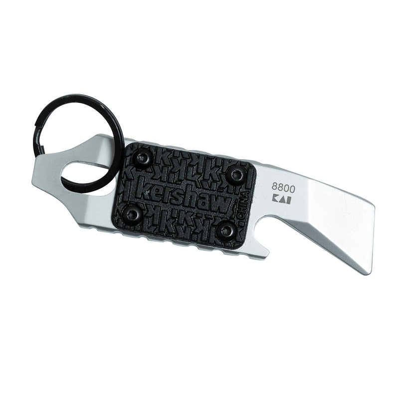 Kershaw PT-1 (8800X) Compact Keychain Multifunction Tool Made of 8Cr13MoV Stainless Steel; Features Bottle Opener, Flathead Screwdriver, Mini Pry Bar and Lanyard Hole; 0.8 oz, 2.75 in. Overall Length - NewNest Australia