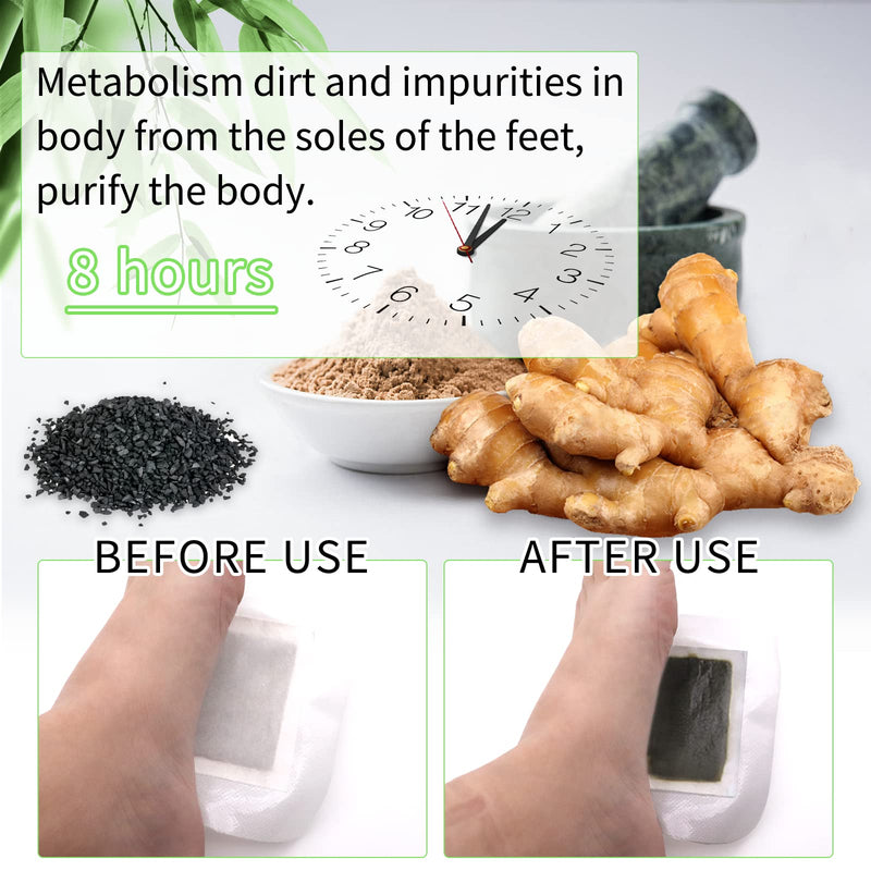 Detox Foot Patches 20 Pcs Detox Foot Pads,Foot Detox Pads to Remove Toxins Deep Cleansing,100% Natural,for Stress Relief,Sleep Aid, Enhance Blood Circulation - NewNest Australia