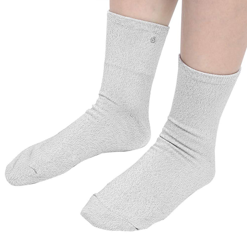 1 Pair Therapy Socks, Conductive Socks Electrode Socks to Massage Tired Feet, Used with TENS Machine Physiotherapy Instrument (NOT Included)(Long Electrode Socks) Long Electrode Socks - NewNest Australia