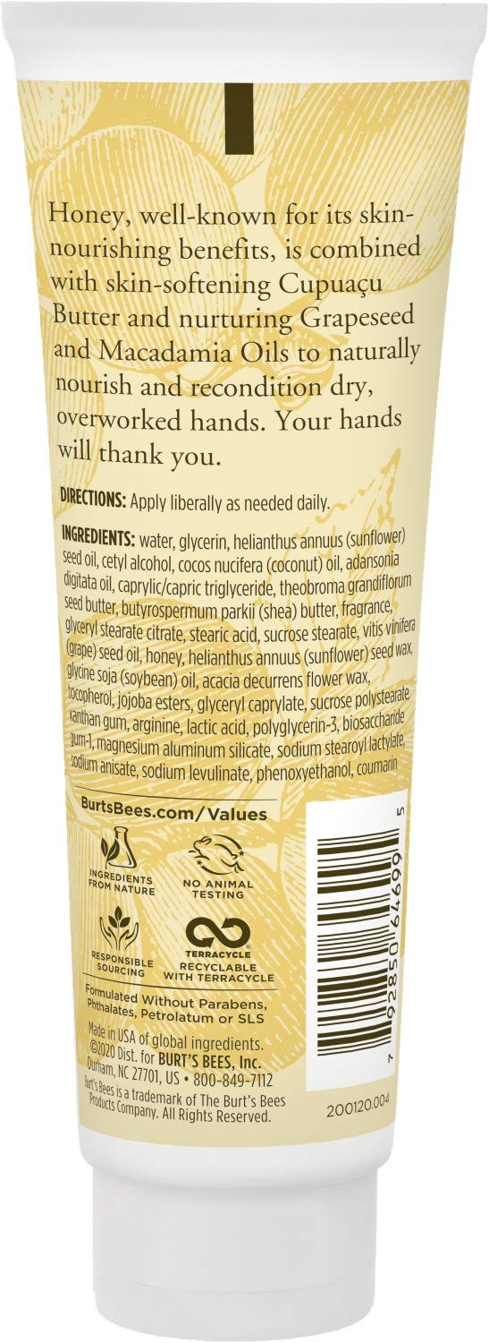 Burt's Bees Honey and Grapeseed Hand cream, 73.7g - NewNest Australia