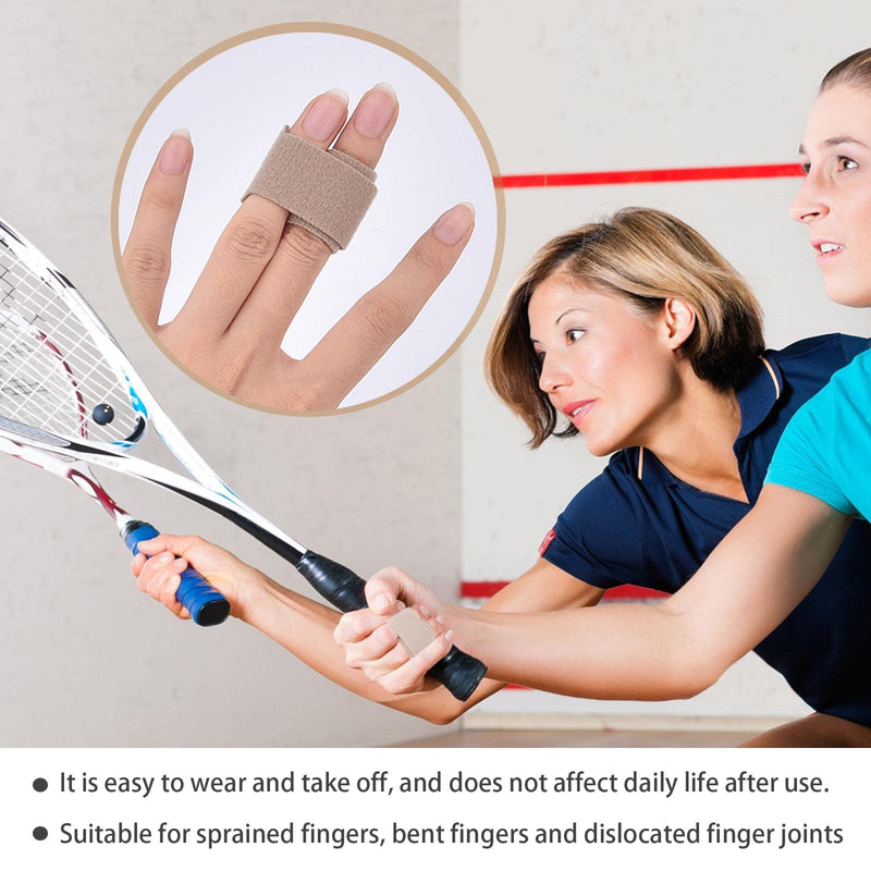 AYNKH 3PCS Finger Buddy Wraps Tapes, Fabric Toe Brace Splint Cushioned Bandages Finger Protectors for Jammed Swollen Dislocated Finger Joint - NewNest Australia