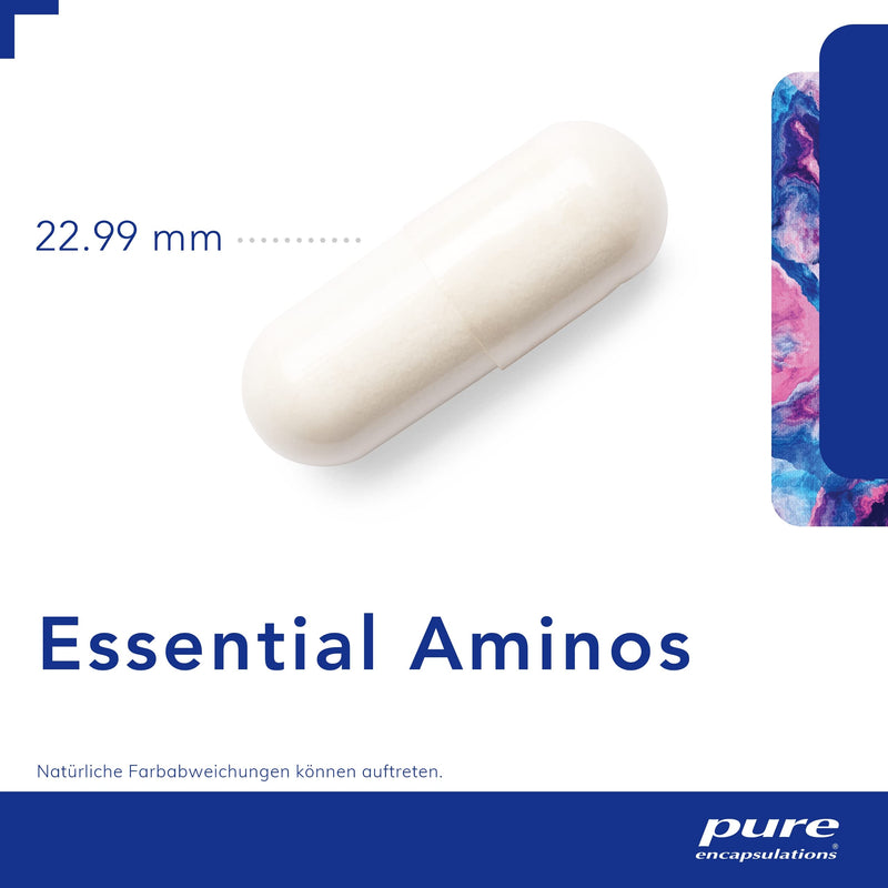 Pure Encapsulations - Essential Aminos - Balanced combination of essential amino acids - 180 vegan capsules - NewNest Australia