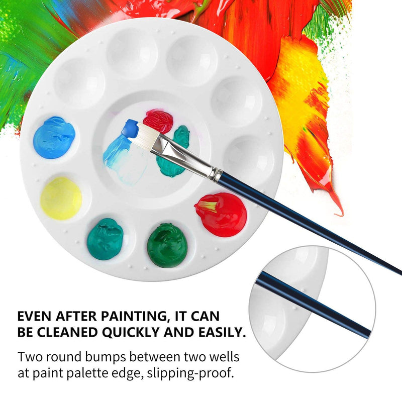 Zalduig Palettes，Paint Tray Palettes, 6 Pack, Paint Palette, Paint Pallet, Paint Tray, Palette, Painting Supplies, Painting Palette, Paint Trays for Kids, Plastic Palette, Paint Pallets for Kids - NewNest Australia