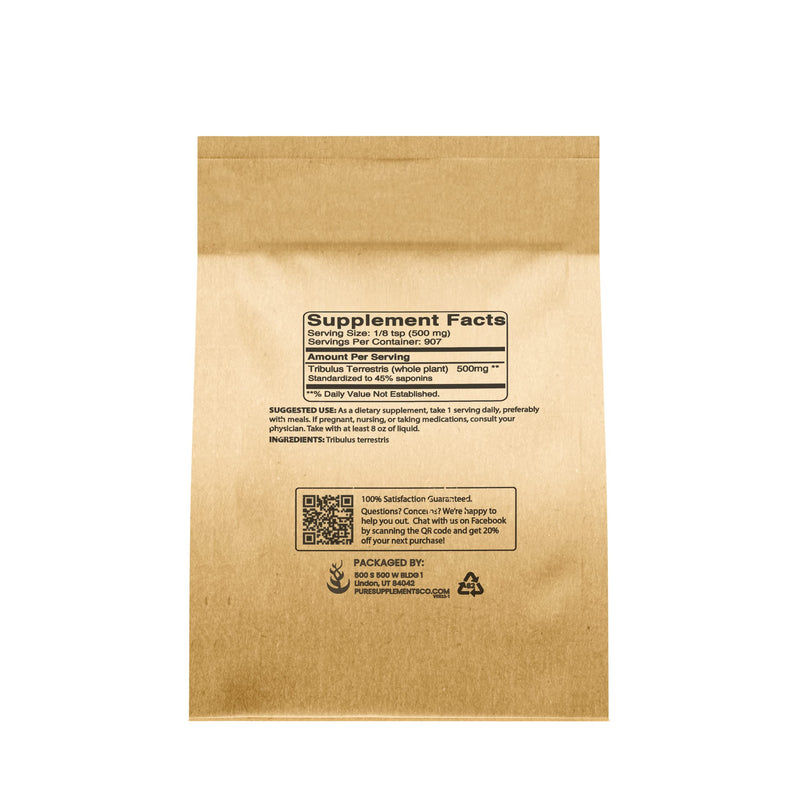 Pure Original Ingredients Tribulus Terrestris (1lb) Vegetarian, Gluten-Free, Non-GMO 1 Pound (Pack of 1) - NewNest Australia