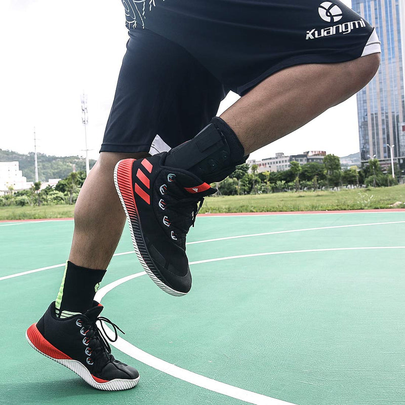 Kuangmi Ankle Support Lace Up with Side Supports and Cross Additional Fastening Belt Strength Protection 1 Piece (M=39-42) M=(39-42) - NewNest Australia