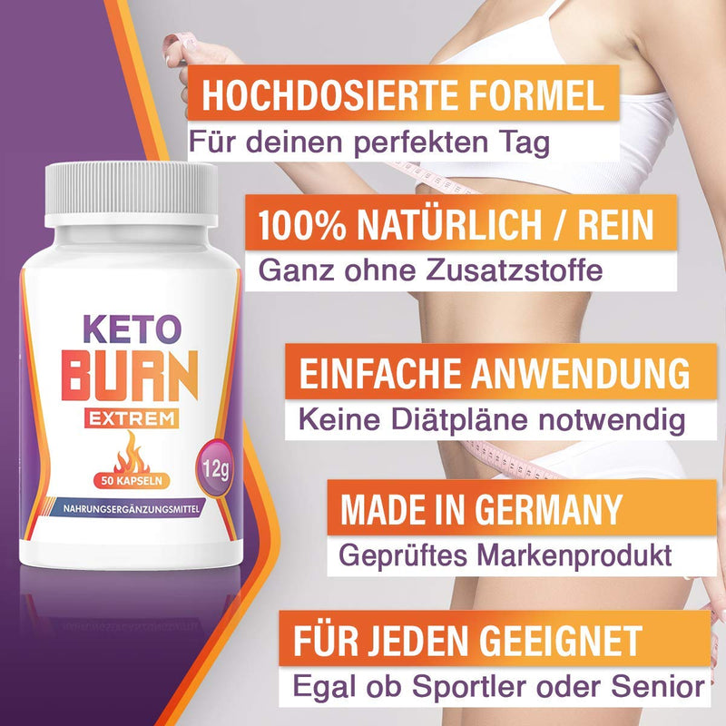 Saint Nutrition Keto Burn V2 Extrem, Fast & Finally, 2 Capsules For The Day, Women And Men With Superfruit Garcinia Cambogia, Appetite Suppressant & Metabolism Products From Germany - NewNest Australia