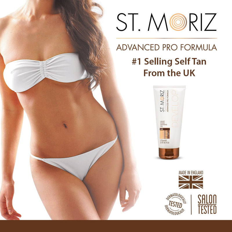 St. Moriz Advanced Pro Formula Velvet Finish Self Tanning Gel, 175ml, Dark - NewNest Australia