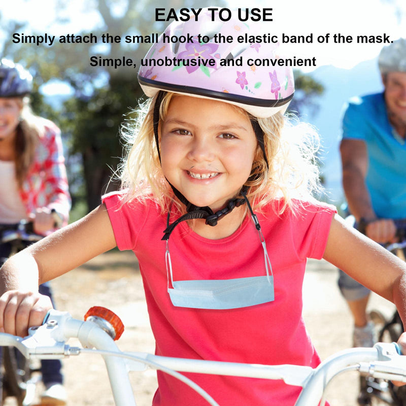 AWAVM10 Adjustable Colorful Buckle Elastic Mask Lanyards, Double Hook Anti Loss Fixed Mask Lanyards, Mask Extension Strap, Protect The Ears, Reusable, Masks, Hats, Certificates, Glasses - NewNest Australia