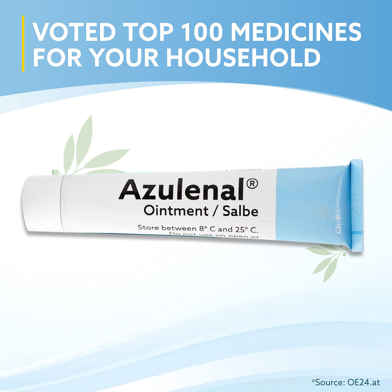 Azulenal® wound and healing ointment with guaiazulene | Ointment After Eczema Wound Ointment Baby Cream and Breastfeeding Mothers | Wound care ointment for diaper rash, itching and sore nipples 20 g (pack of 1) - NewNest Australia