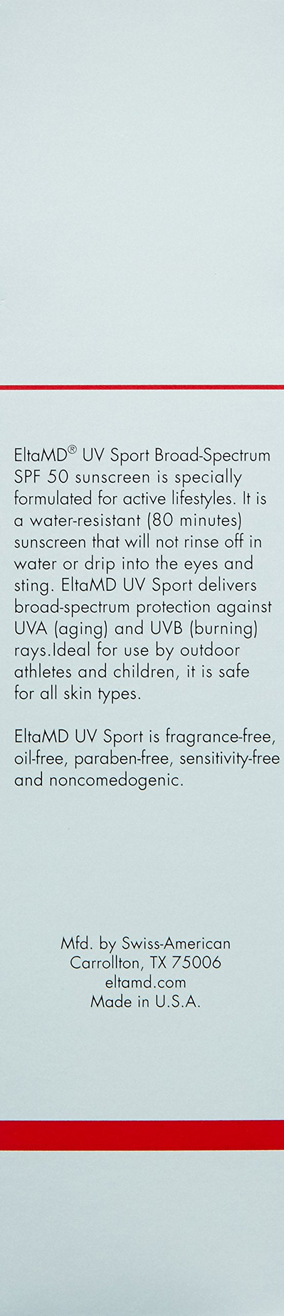 EltaMD UV Sport Sunscreen Broad-Spectrum SPF 50, 3.0 oz - NewNest Australia