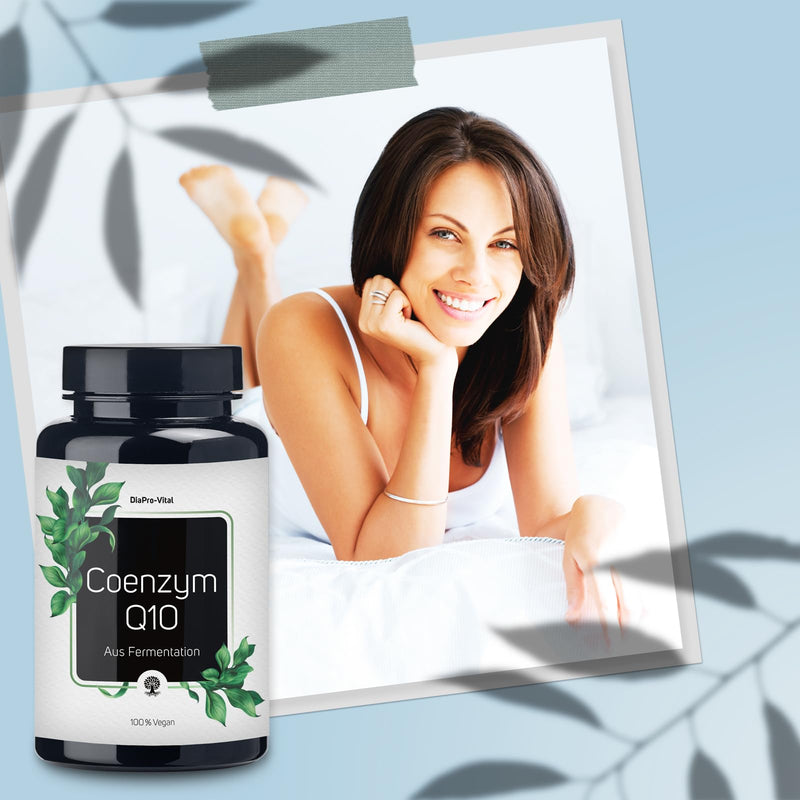 DiaPro® Coenzyme Q10 with 200mg CoenzymQ10 per capsule. 120 capsules as a 4-month supply. Highly dosed. 100% vegan. Laboratory tested. - NewNest Australia