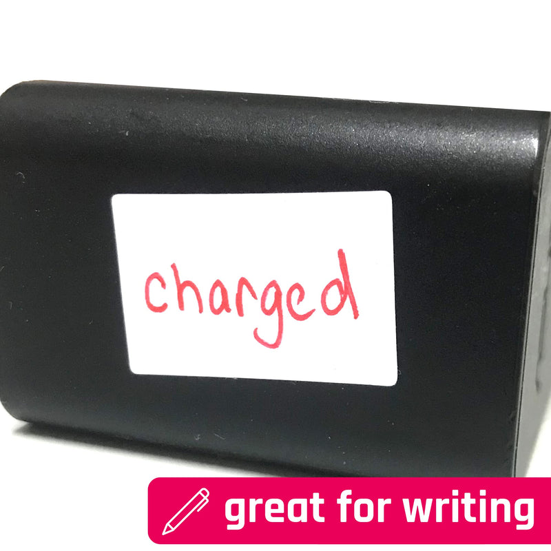 0.5" x 0.3", 2000 Pack - Small Labels Stickers, Matte White - NewNest Australia
