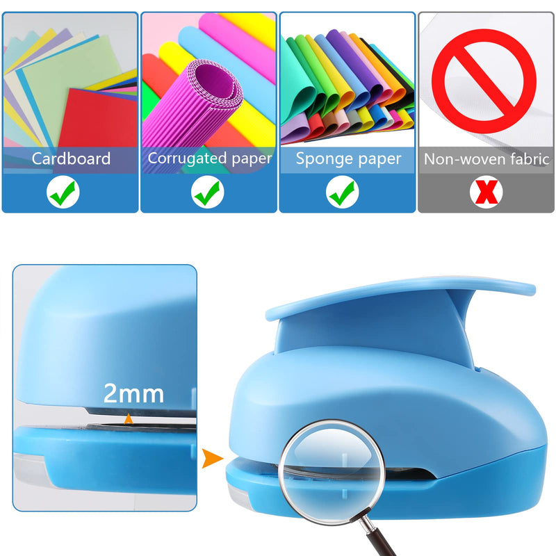 LOONENG 2 Inch Circle Punch, Circle Shape Lever Action Craft Punch, 50mm Round Shape Circle Hole Punch for Paper Crafts, Cardstock, Gift Wrapping, Greeting Cards and Scrapbooks - NewNest Australia