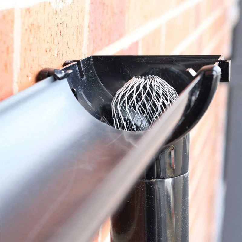 EBaokuup 8 Pack Gutter Guards - 3.5 Inch Expandable Aluminium Filter Strainer, Gutter Strainer Gutter Downspout Protectors for Preventing Blockage Leaves Debris - NewNest Australia
