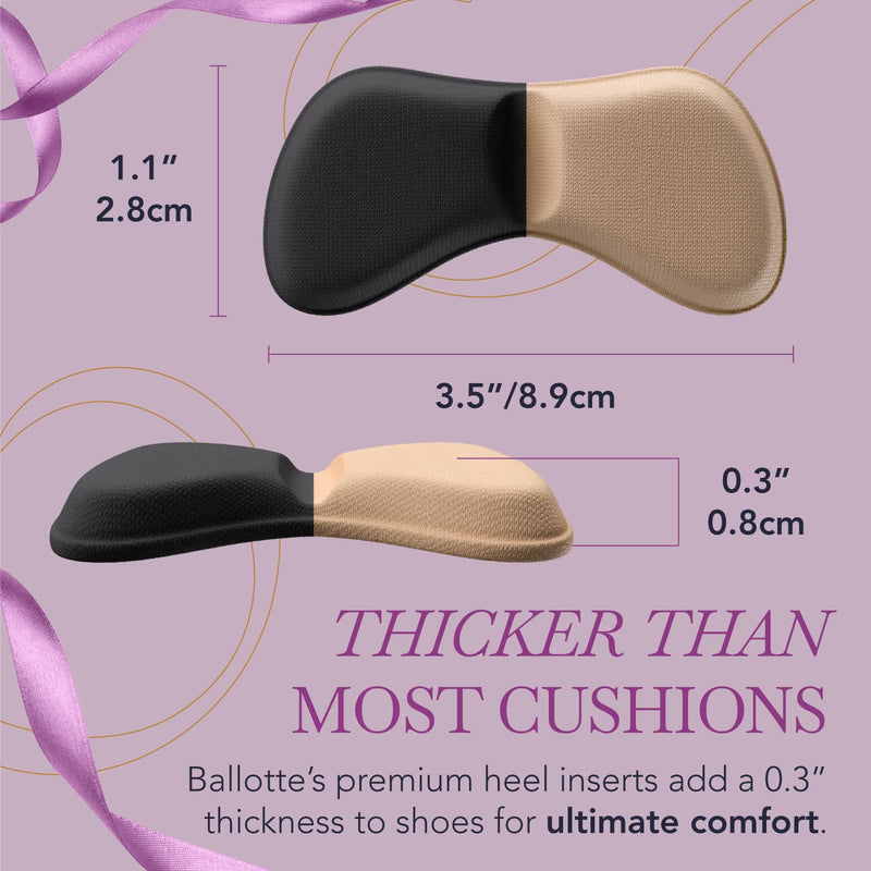 Ballotte Premium Heel Cushion Pads (3M Multicolour - 12 Pack) | Heel Grips/Heel Liners For Women Shoes - Back Of Heel Pads For Shoes That Are Too Big | Shoe Heel Inserts For Women/Men - NewNest Australia