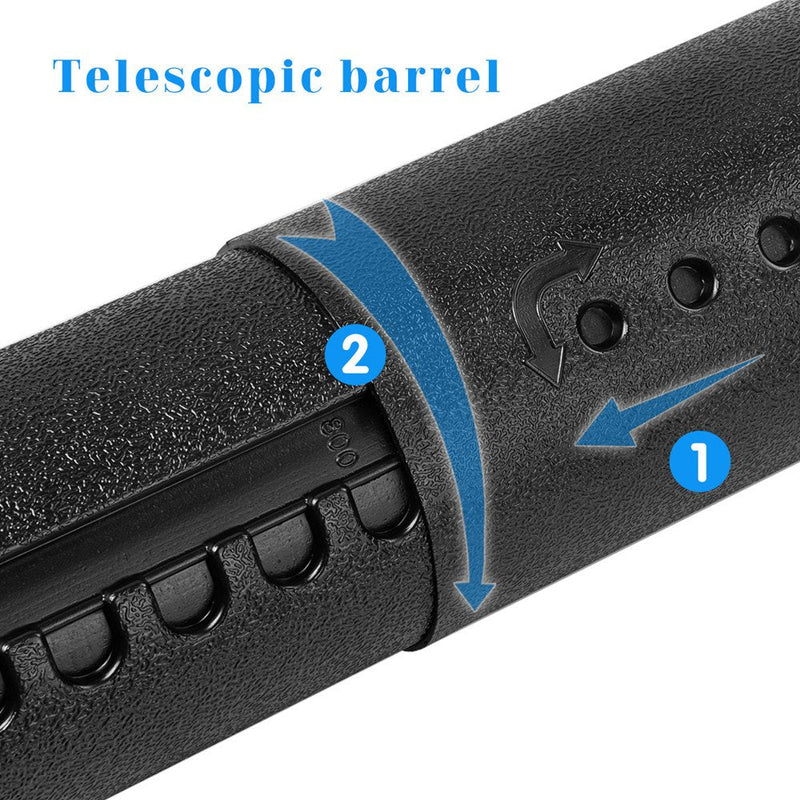 Document Tube,Plastic Expanding Poster/Art/Document Storage Tube 24.5 to 40 inches Adjustable with Carrying Strap Waterproof and Light-Resistance Telescoping Carrying Case (Black-Medium Size) Black - NewNest Australia