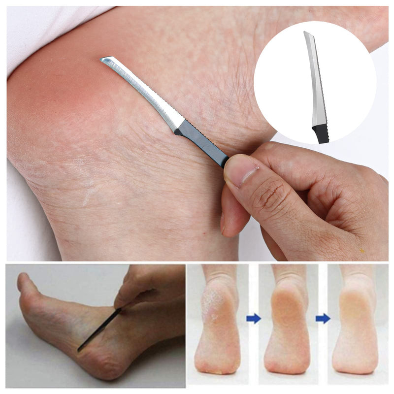 Xinstroe 6 Piece Pedicure Knife Kits Ingrown Toenails Tools Professional Foot Repair Kit with Sharp Blade Callus Removal Pedicure Set - NewNest Australia