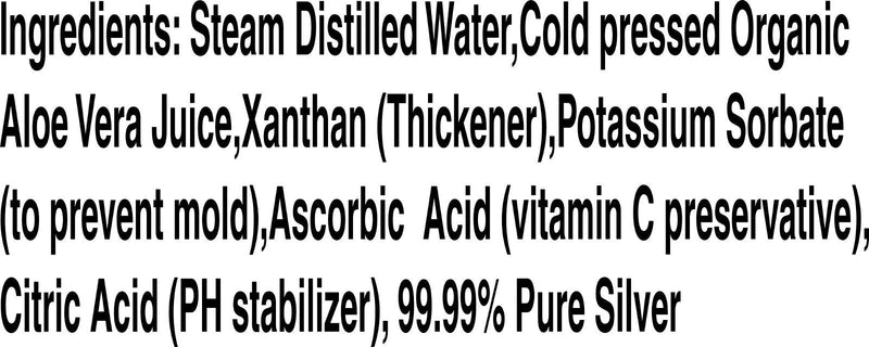 Superior Colloidal Silver Gel Big 4 oz. Jar Made with Organic Aloe Vera, 100 PPM 99.99 % Pure Silver, & Simple Safe Ingredients - NewNest Australia