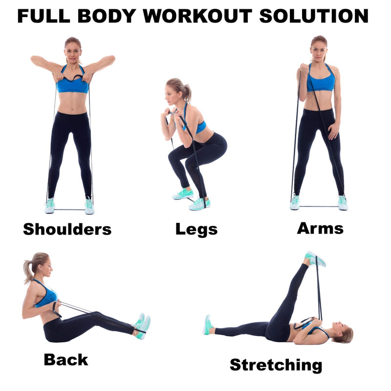 Teknifit Resistance Band - Single Pull Up Power Band - Full Body Workout and Home Fitness Solution - Inc FREE Exercise Guide Download Red (Light) - NewNest Australia