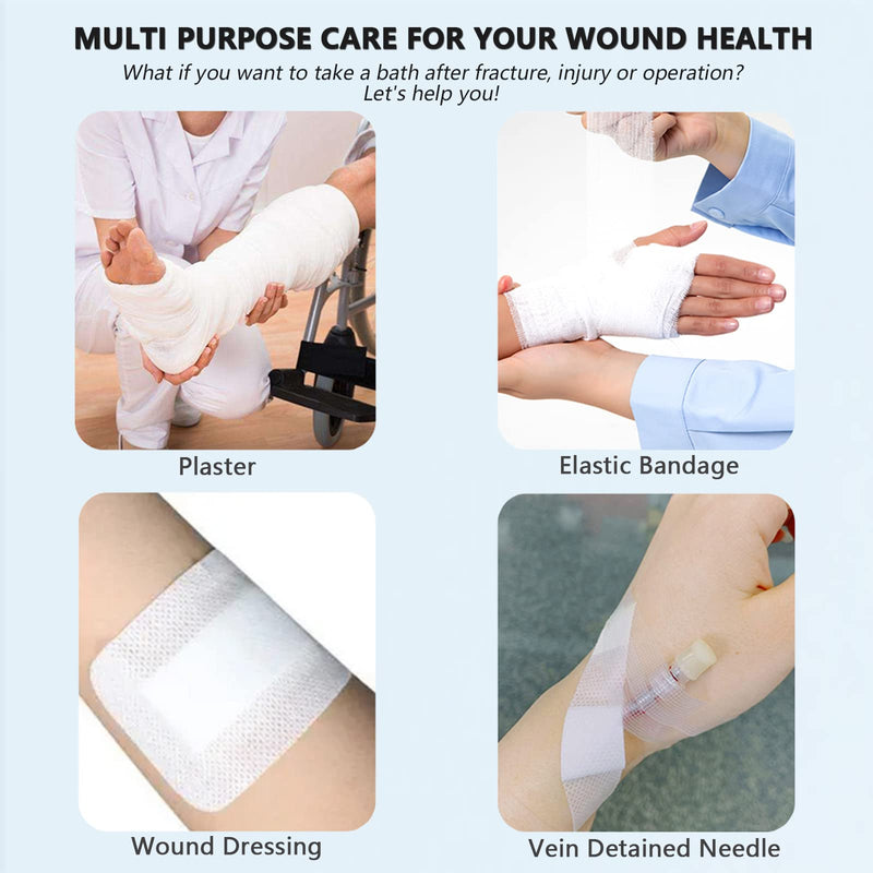 yeloumiss Hand Cast Cover for Shower Adult Reusable Waterproof Protector Shower Bag Cast Bag Watertight Protection for Hand, Fingers, Wrist to Keep Casts and Bandages Dry - NewNest Australia