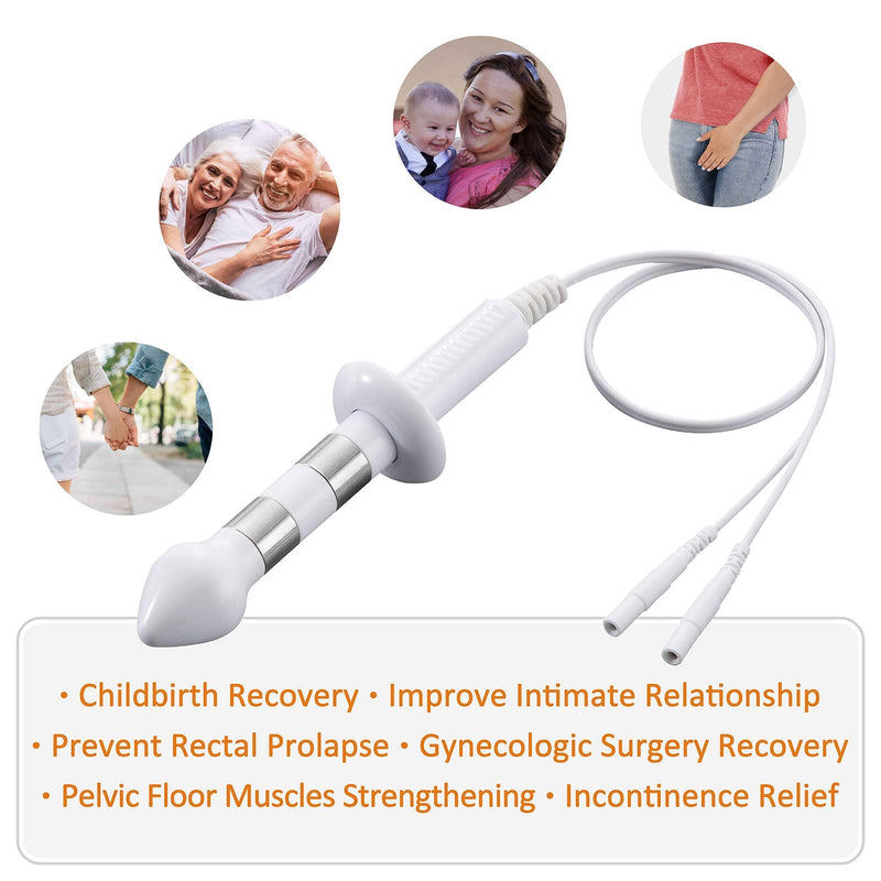 iStim PR-13 Probe for Kegel Exercise, Pelvic Floor Electrical Muscle Stimulation, Incontinence - Compatible with TENS/EMS Anal - NewNest Australia