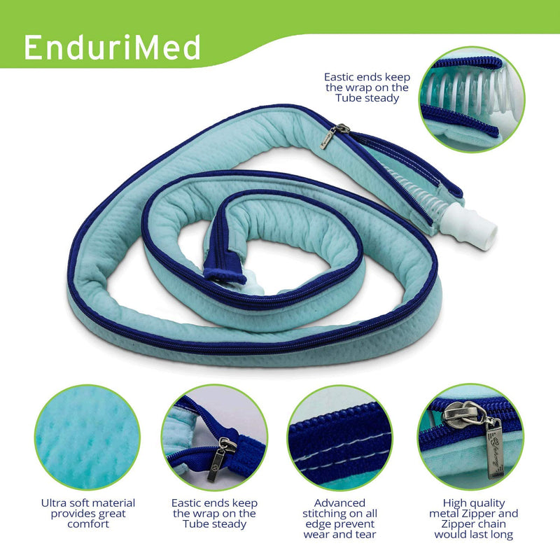 EnduriMed CPAP Hose Cover 6ft - Comfort Sleeve for Heated Tubing - 100% Skin Safe Quality, Zippered Tubing Wrap Insulator - Soft Fabric Wrap, No Condensation - Insulated CPAP Tube Covers - NewNest Australia