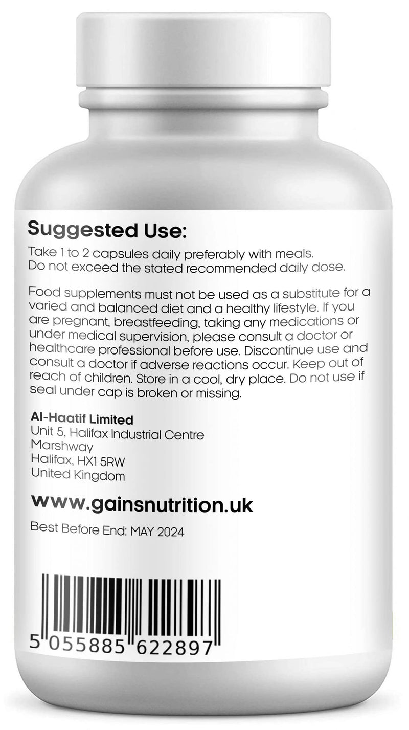 Turkesterone | High Strength 500mg | Anabolic Testosterone Supplement with Hydroxypropyl-β-Cyclodextrin | Ajuga Turkestanica Extract | | Promotes Strength & Muscle Growth - 60 Capsules - NewNest Australia