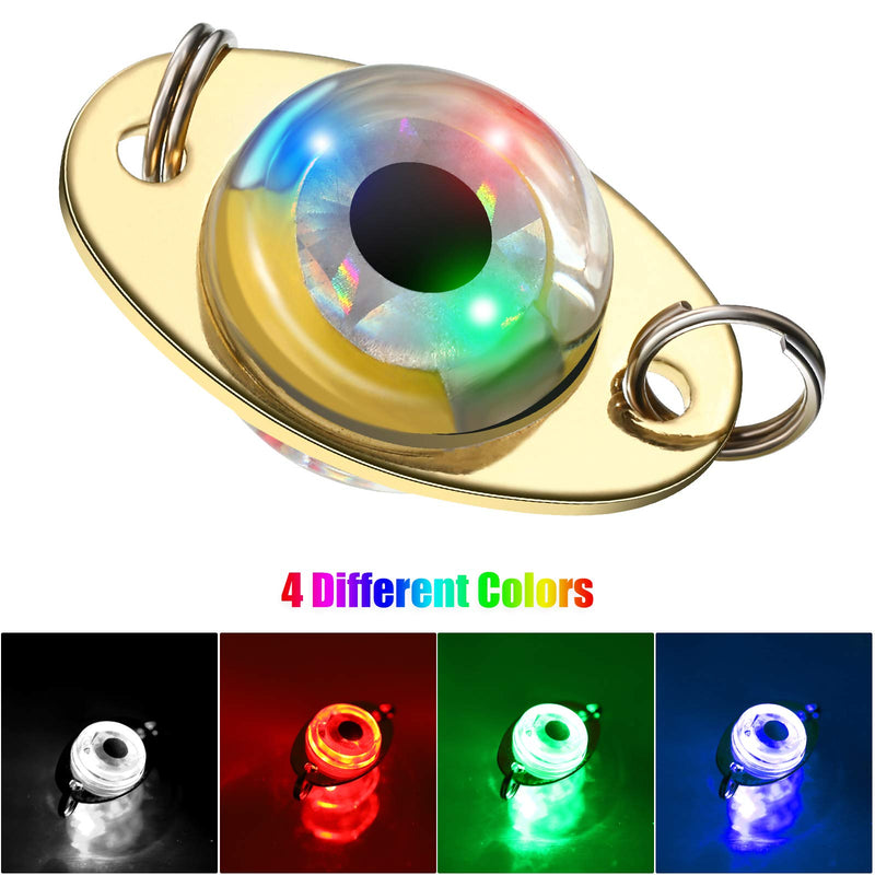 LED Fishing Lures Fishing Spoons Underwater Flasher Bass Halibut Flasher Saltwater Trolling Deep Drop Fishing Light LED Lighted Bait Flasher 20 - NewNest Australia