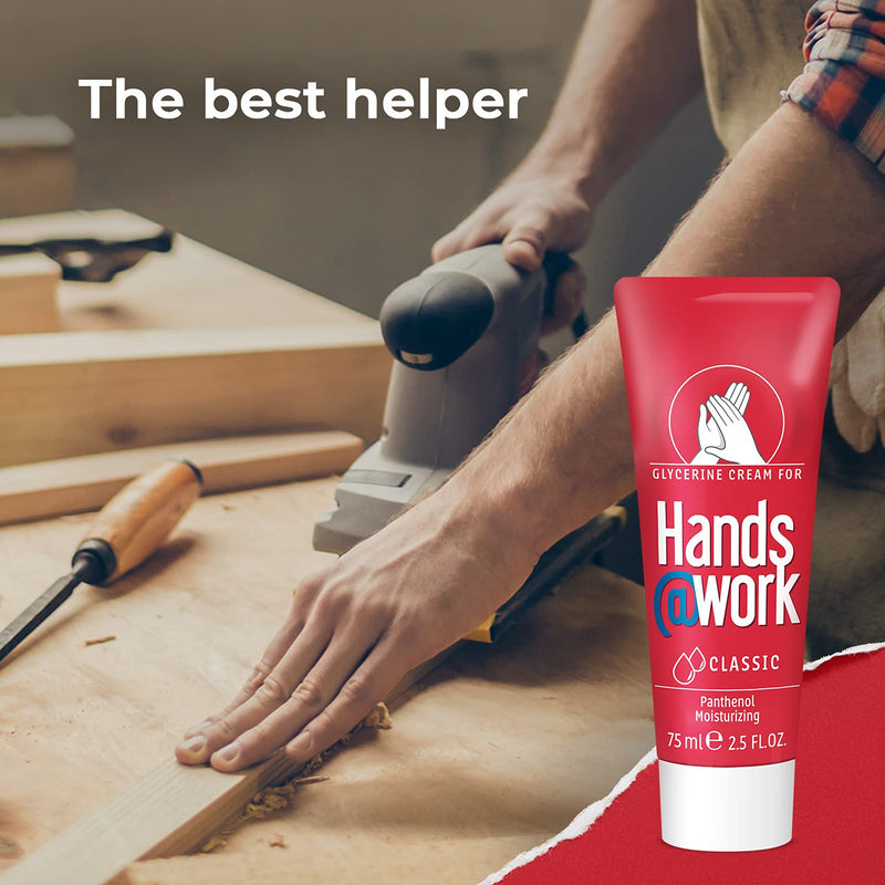 Hands@Work Moisturizing Glycerin And Panthenol Cream For The Hands At Work. Intensively Hydrates The Very Dry Hands Skin. A Barrier Cream Providing Strong Protection Against Excessive Drying - 75 ml - NewNest Australia