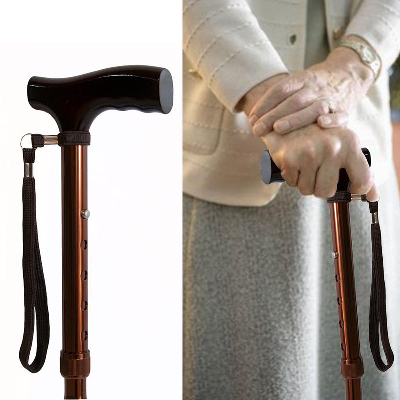 Walking Stick Wrist Strap, 2pcs Walking Stick Strap Wrist Loop For Walking Stick Accessories, Black Walking Stick Clip Strap, Walking Stick Holder Wrist Strap(Black) - NewNest Australia
