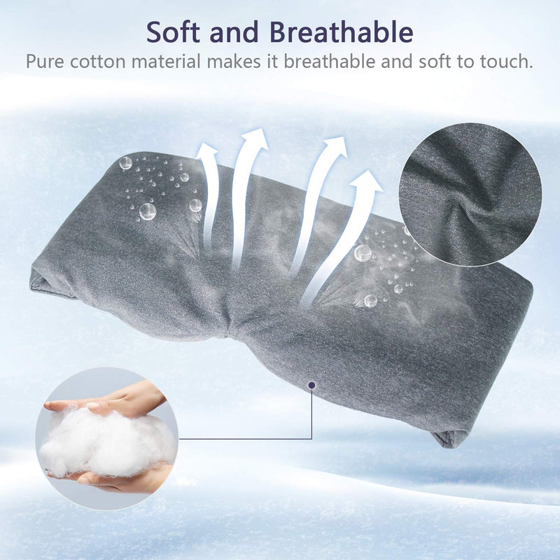 Sysrion Sleep Mask - Ultra Soft Comfortable Sleeping Mask for for Home Sleep Travel Shift Work, Nose Pad Designed Light Blocking Eye Blinder, Fully Adjustable Strap and Skin Friendly - NewNest Australia