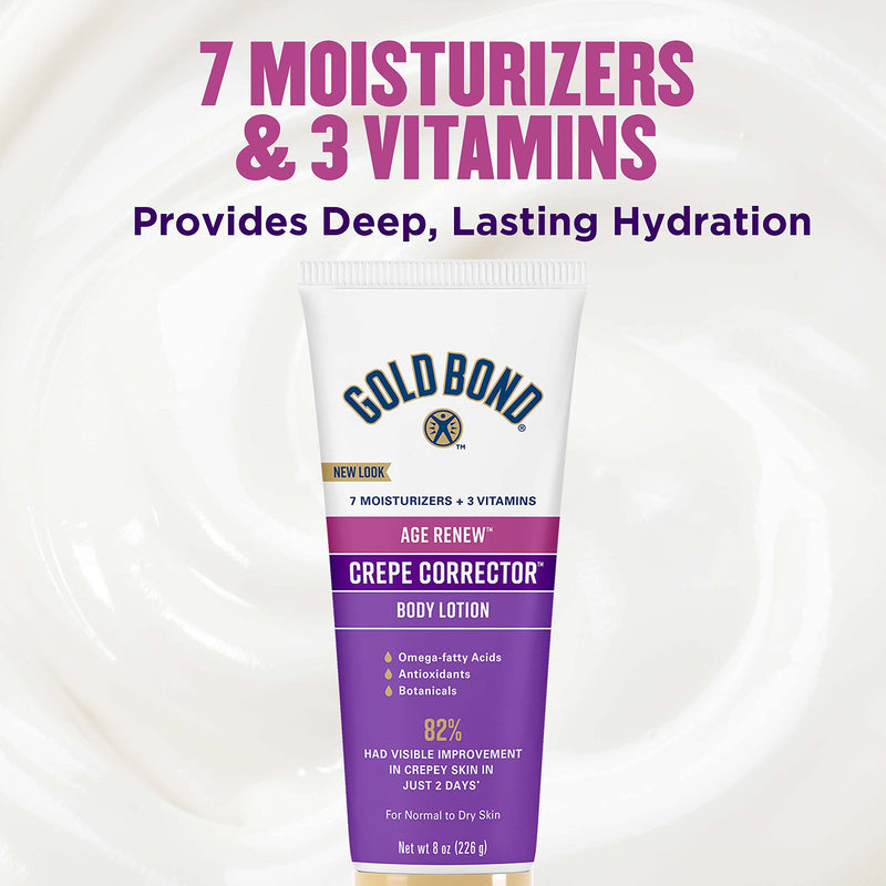 Gold Bond Ultimate Crepe Corrector 8 oz., Age Defense Smoothing Concentrate Skin Therapy Lotion 8 Ounce (Pack of 1) - NewNest Australia