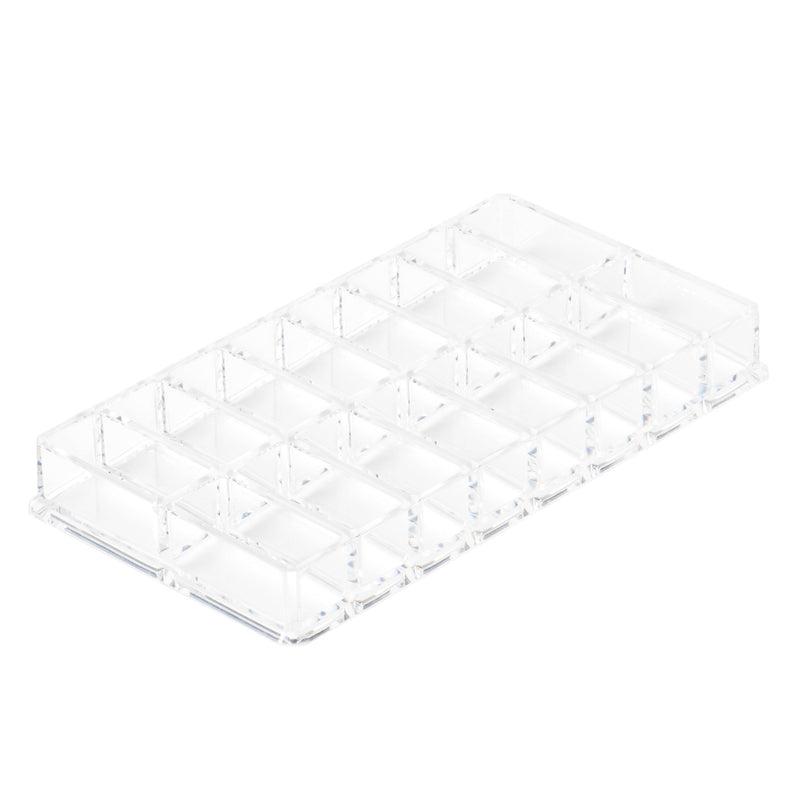 Richards Homewares Cosmetic Tray, 16-Compartment, Clear 16 Compartment - NewNest Australia