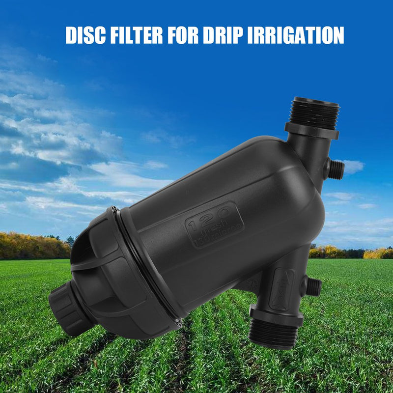 Oumefar 120 Mesh 130 Micron Level Disc Filter Drip Irrigation Filter for Household Water Filtration Agriculture Garden Lawn Watering System - NewNest Australia