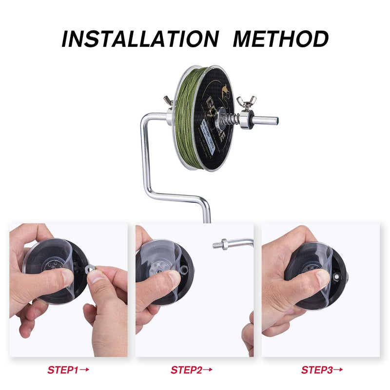Goture Fishing Line Spooler Winder Machine Reel Spooler Fishing Line Winder Spooler Machine Spooling Station System Fishing Reel Winder Spinning Cast Spincast Trolling Reel Small Capacity - NewNest Australia