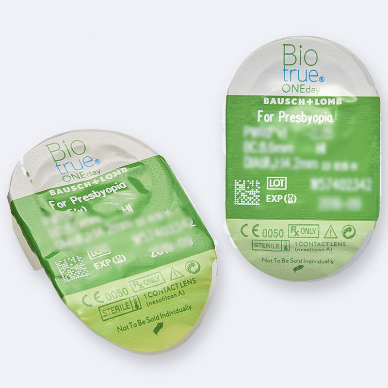 Bausch + Lomb Biotrue ONEday for Presbyopia daily lenses, progressive lens contact lenses, soft, 30 pieces -02.50 Dpt, DIA 14.2 mm, BC 8.60, Add Low -2.5 Unknown 8.6 millimeters 14.2 millimeters low Unknown 0 - NewNest Australia