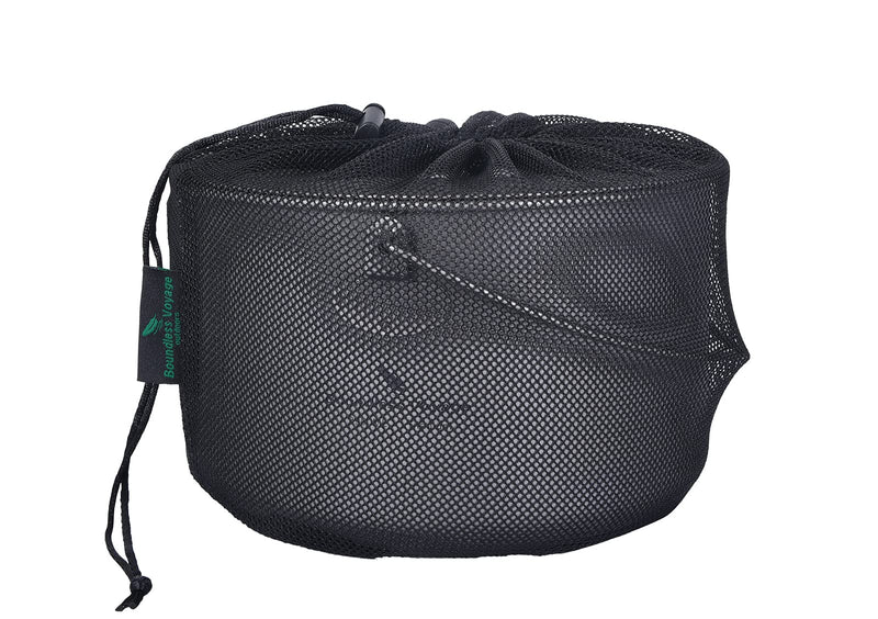 iBasingo Black Drawstring Bags Mesh Bag Nylon Sack Durable Net Bag Small Travel Stuff Sack Mesh Storage Ditty Bag for Cosmetics Shower Gels Bottle Pot Tennis Golf Ball Outdoor Tools 5 pieces/lot Bvp04xl: 7,09 X 7,68 Inches - NewNest Australia