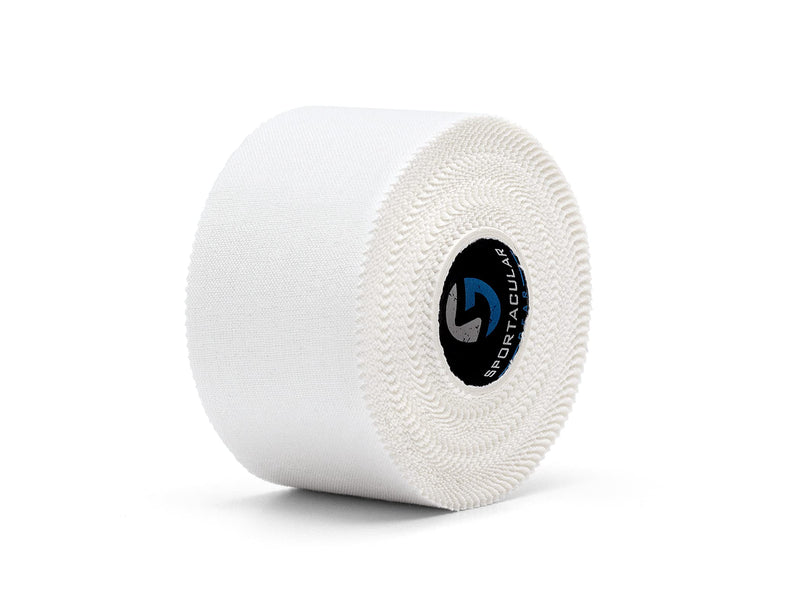 Sportacular Gear Sporttape Rigid Premium 3.8 Cm X 10 M Various Colors And Quantities Extremely High Adhesive Strength Rigid Non-Elastic Tape Sweat-Resistant Skin-Friendly (4 Rolls, White) - NewNest Australia