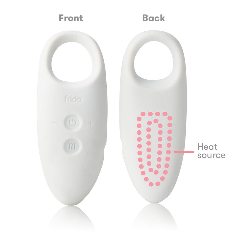 Frida Mom 2-in-1 Lactation Massager - Multiple Modes of Heat + Vibration for Clogged Milk Ducts, Increase Milk Flow, Breast Engorgement - USB Cord Included - NewNest Australia
