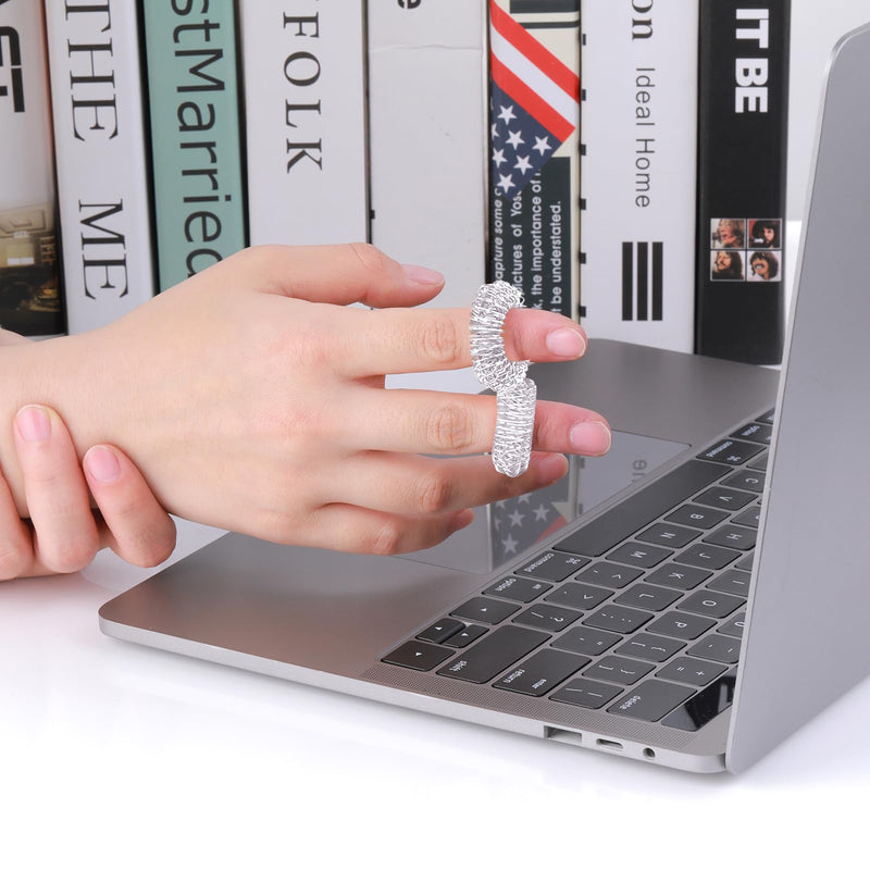 8 Piece Acupressure Rings Set, Acupressure Ring For Finger Massage Ring, Arthro Roller, Anti-Stress, Sensory Finger Massage Ring, Massage Rings For Stress Reducer And Promote Blood Circulation - NewNest Australia